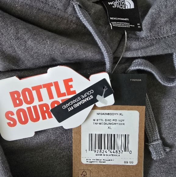 The North Face Men's XL Gray Hoodie - Picture 2 of 5